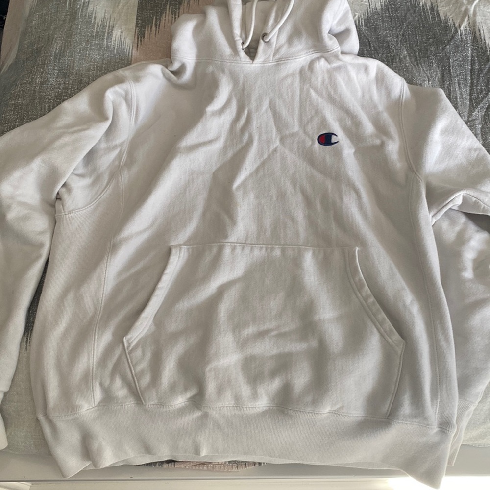 white champion hoodie used